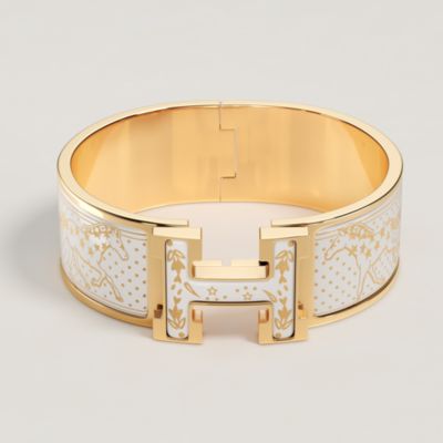 Clic Clac H Coloriages et Tenues de Jour bracelet - Beige | Hermès USA